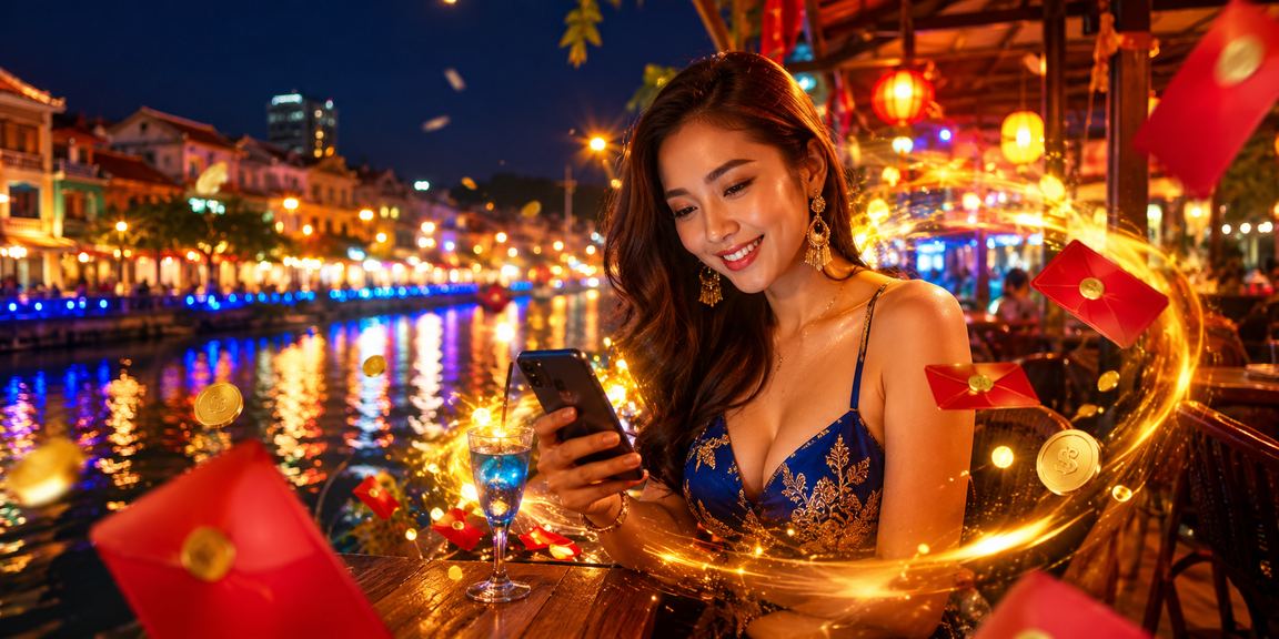 Suasana sampul merah dan bonus bergaya Melayu di Melaka